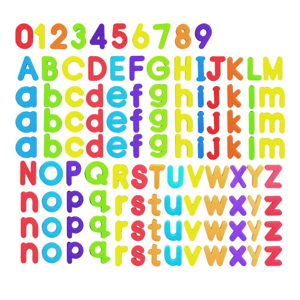 Magnetic Letters Alphabet Fridge Magnets Toys Kids Learning Home School Teaching 