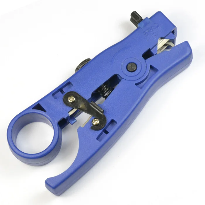 

UTP/ STP, Flat Cable Stripper/ Cutter RJ-45/ RJ -11 Coaxial Cable Stripper RG174/ 58/ 59/ 62/ 6 TL-7502A