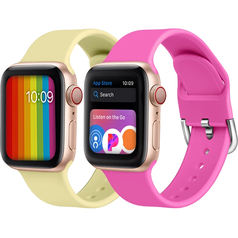 

Strap For Apple watch band 4 3 44mm 42mm 40mm 38mm iwatch bands Bracelet correa For Apple Watch Series 4/3/2/1 Accessories