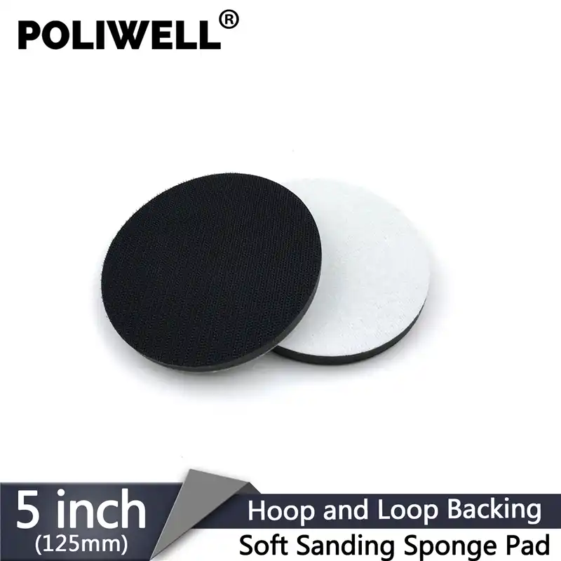 3 x High Density Chamfering Soft Interface Pad Sander Power Tools