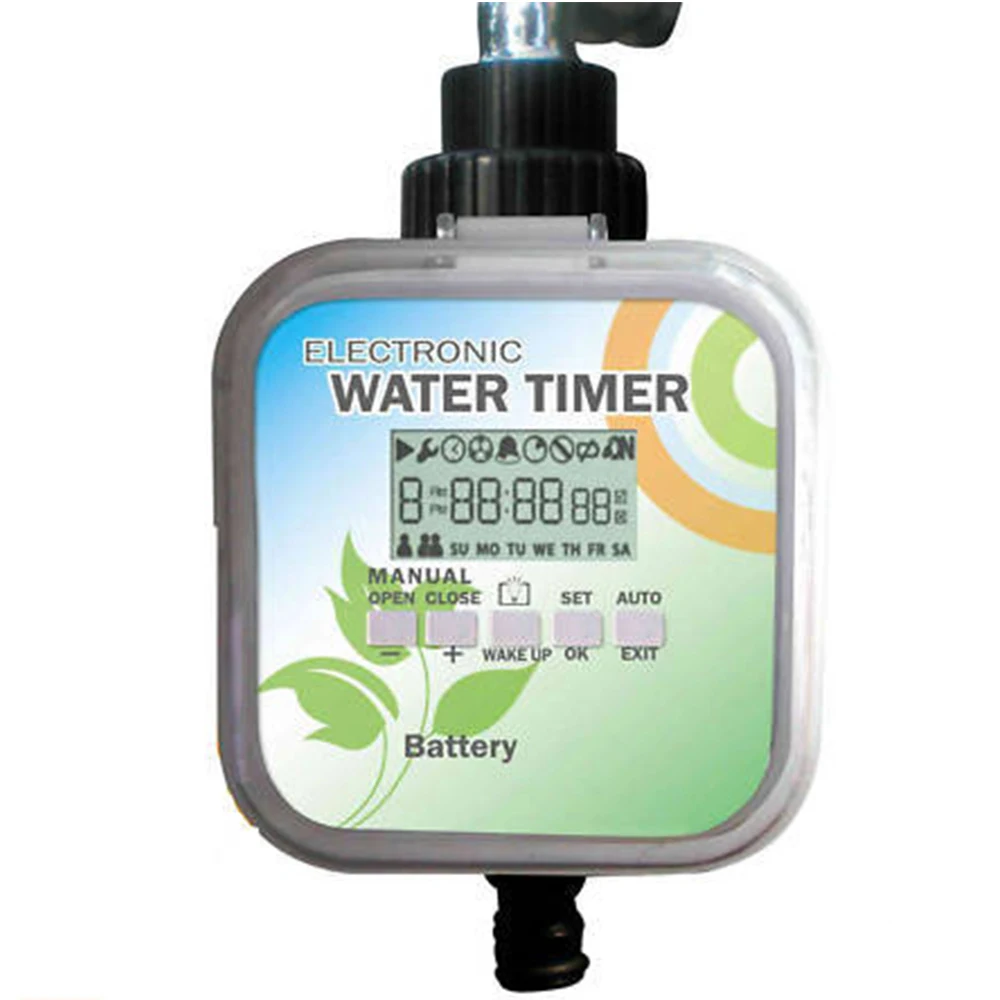 Солнечная энергия 2 режима LCD таймер для сада воды электронный воды|electronic water