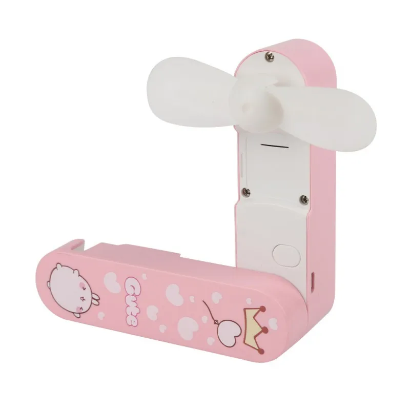 Foldable Charging Fan Mini Pocket Portable Carrying Baby Toy Summer Electronic | Игрушки и хобби