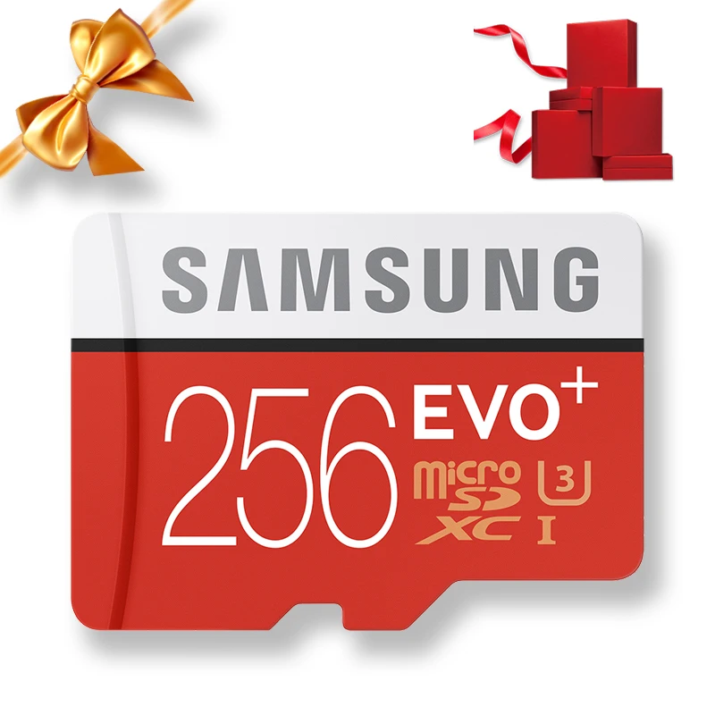 Карта Microsd SAMSUNG 256G 128 Гб 64 ГБ 32 16 8 100 МБ/с./с класс 10 U3 U1 SDXC EVO + Micro SD карта памяти TF флэш