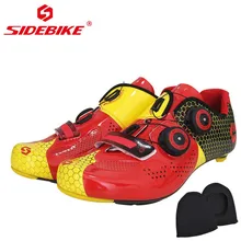 Sidebike Road Bike Shoes men Professional Carbon Fiber Sole Bicycle Shoes Cycling Self Lock Shoes zapatillas ciclismo bicicleta