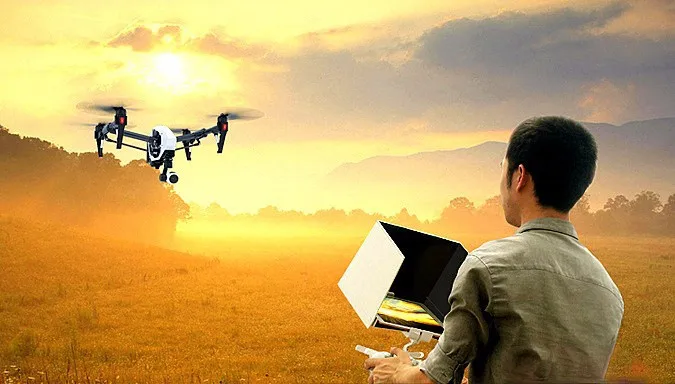 For DJI Inspire 1 Phantom 3 FPV Tablet Cellphone Sunshade Sun Hood