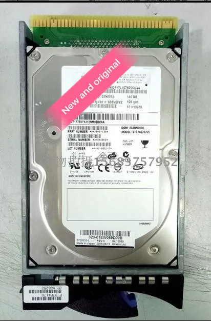 

100%New In box 3 year warranty 141GB 15K SCSI RS6000 03N6352 Need more angles photos, please contact me