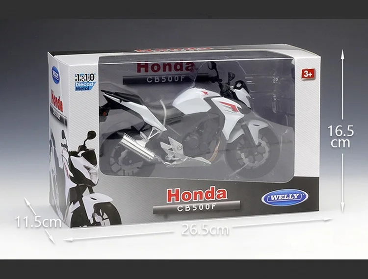 WELLY 1:10 HONDA CB500F литой мотоцикл