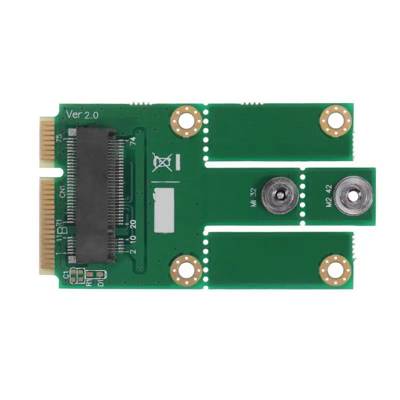 M.2 NGFF B Ключ к Mini PCI-E конвертерная плата адаптера со слотом для SIM карты Поддержка 3g 4 аппарат не привязан к оператору сотовой связи сети для ПК для M.2 2230 2242