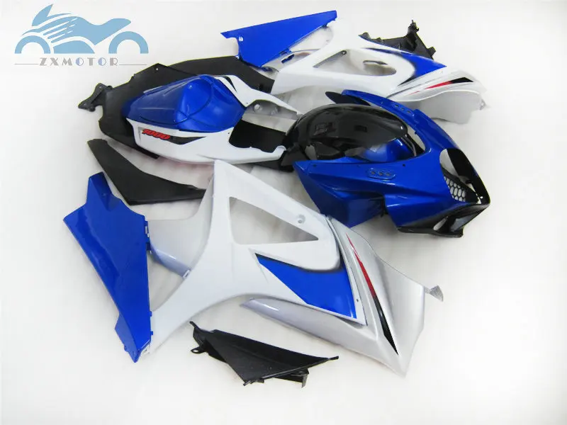 Набор обтекателей для мотоциклов Suzuki GSXR 1000 GSXR1000 2007 2008 K7 K8 07 08 сине белый GS26|Полные