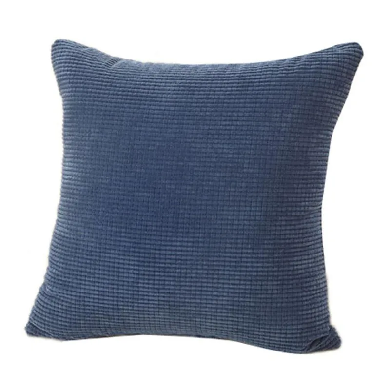 Cotton Corduroy Cushion Cover Decorative Sofa Home Throw  Pillow Case3