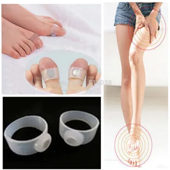 

YAS 1 pair(2pcs) Magnetic Toe Ring Keep Fit Slimming Weight Loss Pro