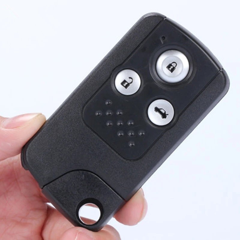 3 кнопки дистанционного ключа автомобиля entryless дистанционного ключа с ID46 чип 434 МГц для Honda 9th Civic автомобиль дистанционного ключа замка с логотипом лезвие