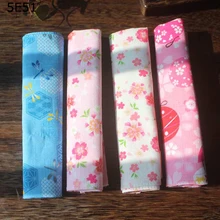 Женский мужской платок фурошики хлопок /мультфильм напечатанный 35 см/много польз