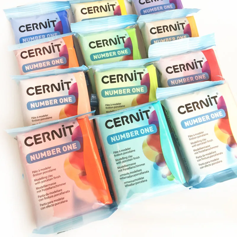 

1Pcs 56g/2oz Professional Soft Clay Mud Sculpey CERNIT Polymer Clay Pottery Sculpting Ceramic Colorful Professional Translucent