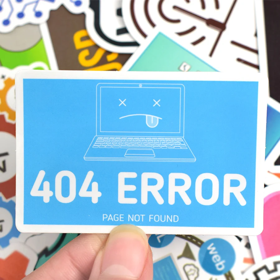 50 PCS Internet Sticker Programming Language Html Cloud APP Stickers Gifts for Geek Hacker to DIY Laptop Car PS4 Phone Luggage