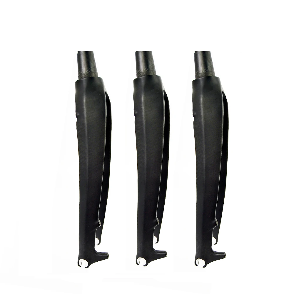 700C Road bicycle UD matt full carbon fibre disc brake forks bike