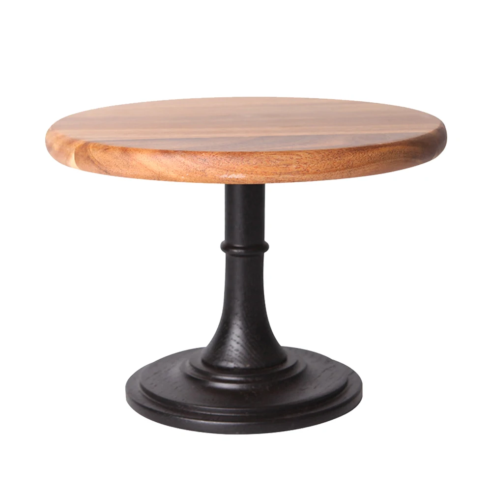 

Party Decoration Fruits Stable Durable High Footed Dessert Display Wedding Props Table Banquet Birthday Cake Stand Wooden