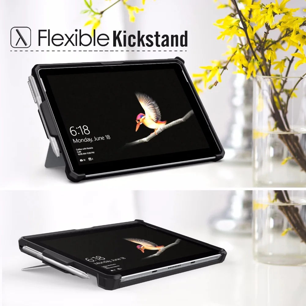 Дешево Чехол MoKo для microsoft Surface Go, Защитный Прочный чехол «Все в одном» с держателем для ручки, ручной ремешок, для Surface Go 10 дюймов