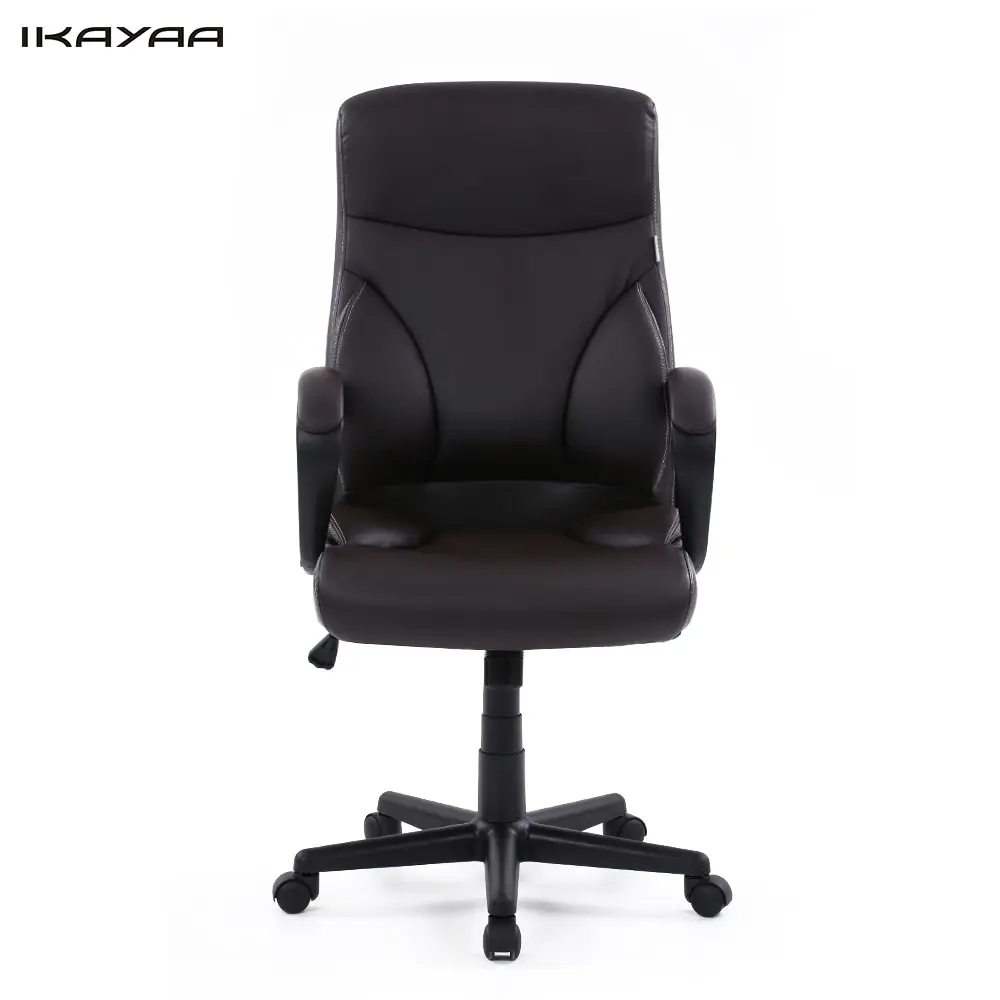 

iKayaa US Stock Dxracer PU Leather Adjustable Swivel Office Executive Chair Stool High Back Computer Chair Task Office Furniture