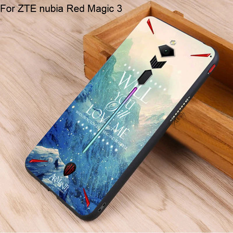 

Case For ZTE nubia Red Magic 3 Slim Frosted Scrub Sandstone Soft Matte TPU Case For ZTE nubia Red Magic3 Fundas NX629J