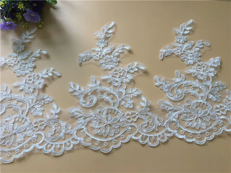 

9Yards Delicate Sewing Craft Floral Fabric Flower Venise Venice Wedding Lace Trim Applique For Wedding Cloth Free Shipping