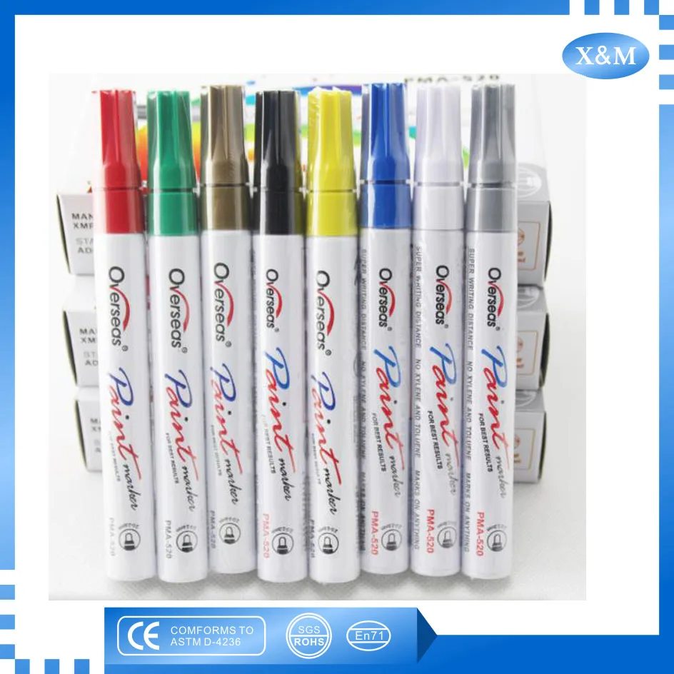 Wholesale Overseas Brand Refillable Paint marker pen With Variety colors