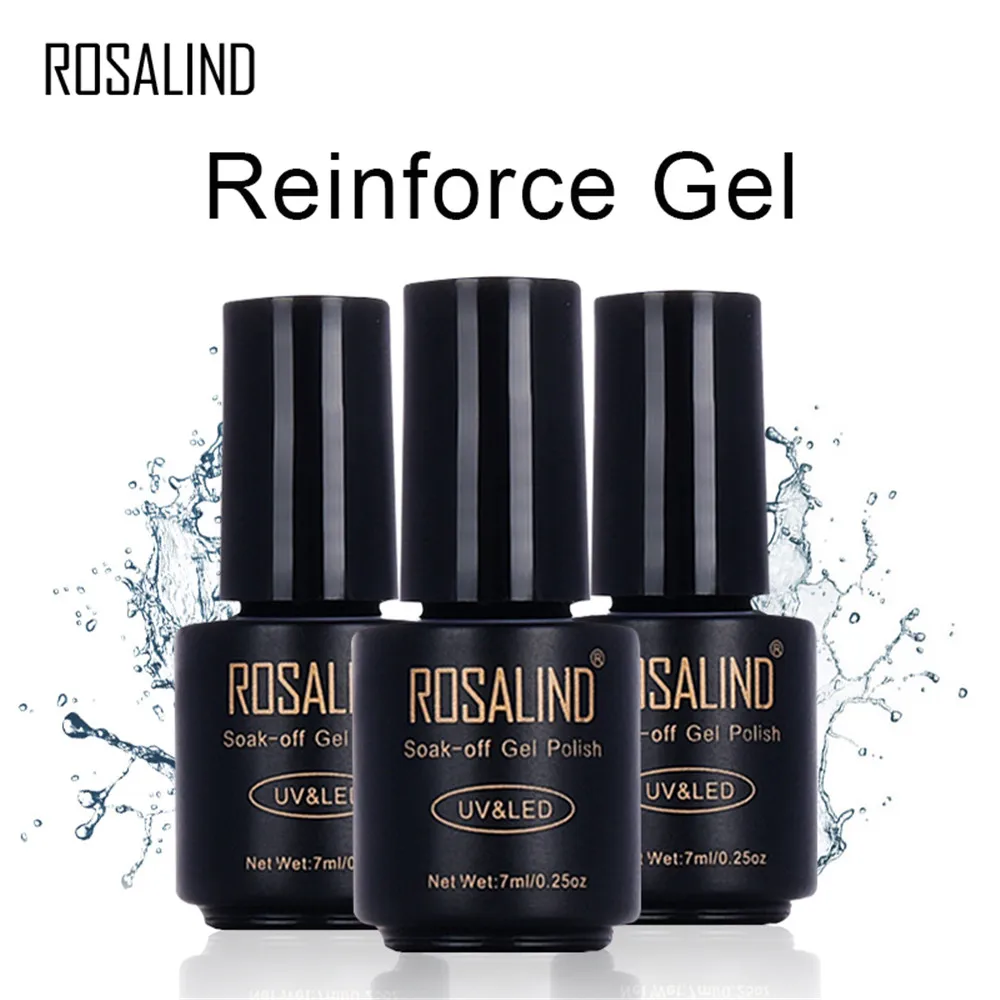 

Rosalind Reinforce Nail Gel Polish Soak Off UV LED Nail Polish Long Lasting Gel Lacquer Enhancer Varnish Amplifier Gel