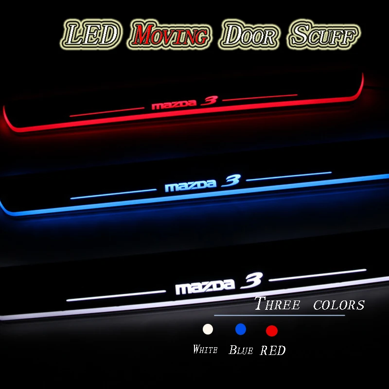 Styling for the car Mazda 3 AXELA 2014 led doorway...