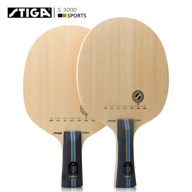 STIGA Table Tennis Blade S3000 Allround play 5 ply pure wood control ping pong racket bat tenis de mesa |