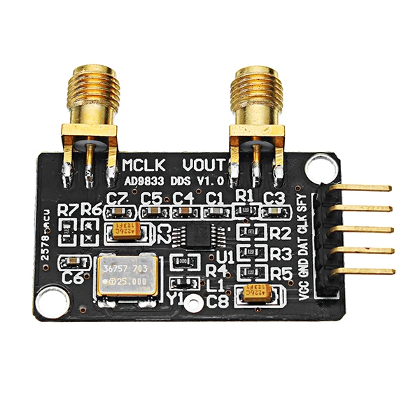 

AD9833 Module DDS Digital Synthesizer Frequency Controllable Sine Square Triangle Wave Official Line