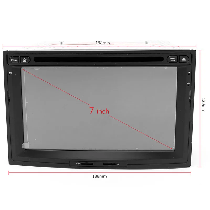 Perfect GreenYi 4G RAM Android 9.0 Car DVD For Peugeot 3005 3008 5008 Partner CITROEN Berlingo Radio GPS Multimedia Player Head Unit 1