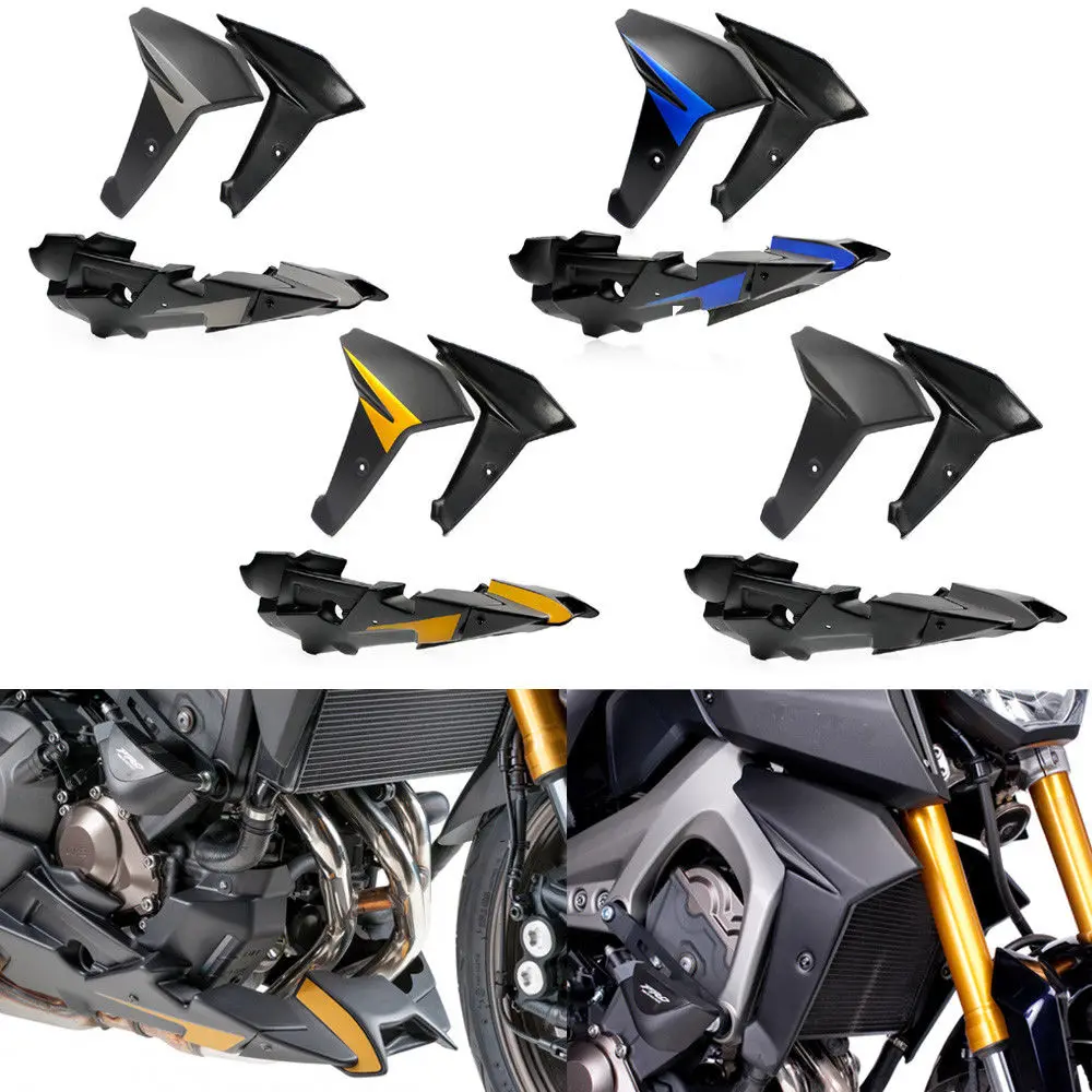 

Bellypan Engine Spoil w/ Radiator Side Frame Body Fairing for 2014-2016 Yamaha FZ MT FJ 09 FZ09 MT09 FJ09 FZ-09 MT-09 FJ-09 2015