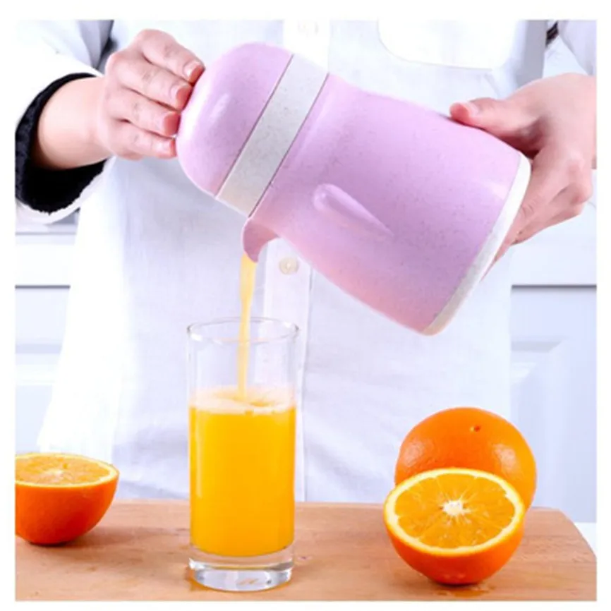 

Manual Citrus Juicer Bottle For Orange Lemon Fruit Squeezer 100% Original Juice Potable Juicer Mini Blender Baby Food Maker