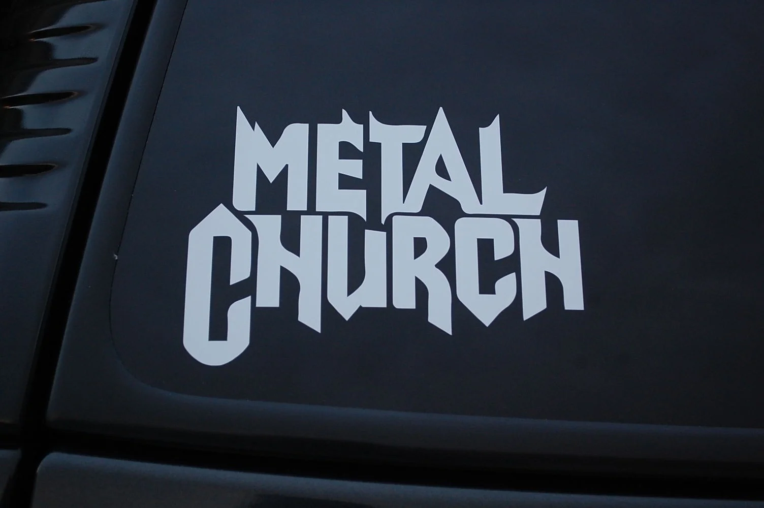 Металлическая Виниловая наклейка для церкви (V264) Rock Metal Death Choose Color 15 см|Наклейки| |
