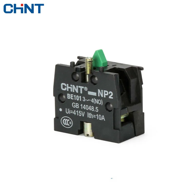 Корпус переключателя CHINT Button NP2 контактная группа BE101 1 нормально открывающийся