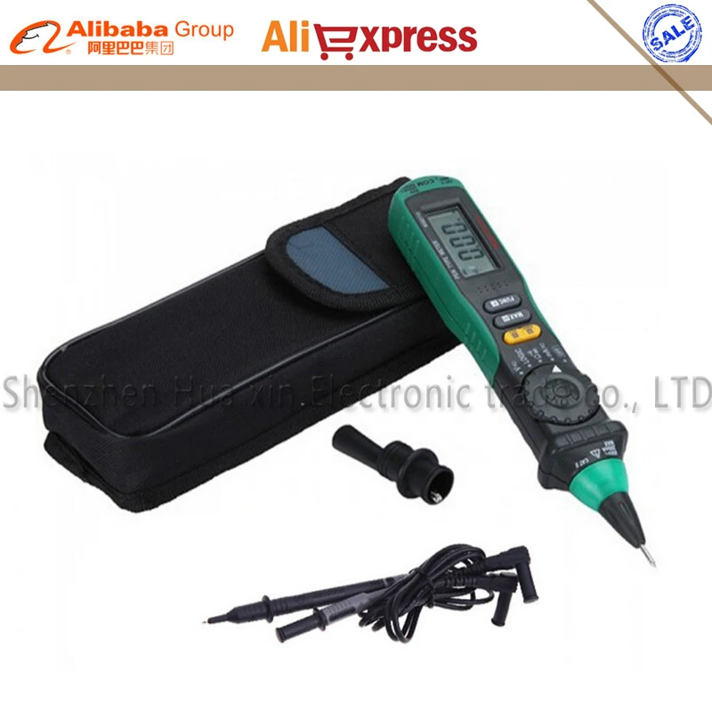 MASTECH MS8211D Digital Multimeter Tecrep Pen Tester Autorange Logic