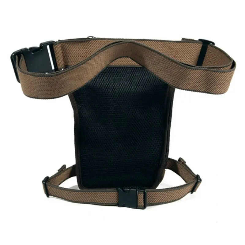 Men Canvas Waist Drop Leg Bag Thigh Hip Belt Bum Fanny Pack Military Tactical Travel Riding Motorcy