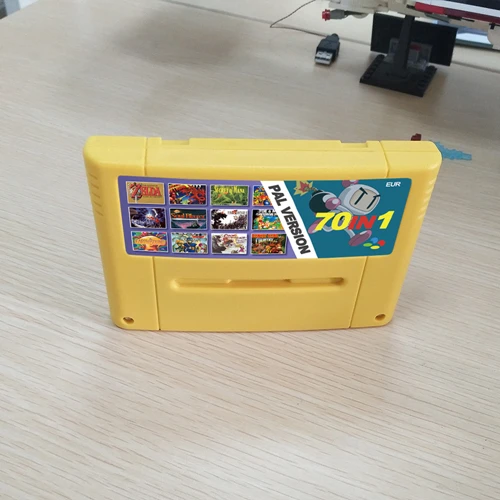 

Super 70 in 1 EUR Version Battery Save With Game Clock Tower Final Fantasy VI Dragon Quest I & II Secret of Mana Terranigma