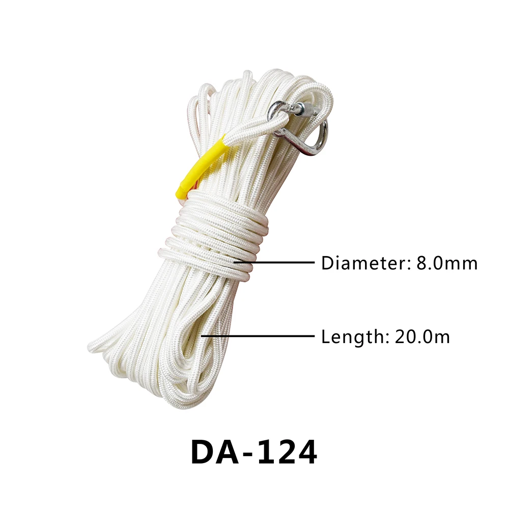 

10/20 Meters option Professional 8mm Outdoor Rock Climbing Safety Rope High Strength Fire Escape Safety Braided Cord
