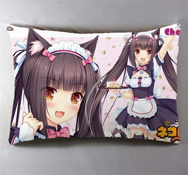 Аниме Манга Neko Para chocola& vanilla 40*60 см чехол для подушки сиденья постельные принадлежности подушки 006 - Цвет: 17