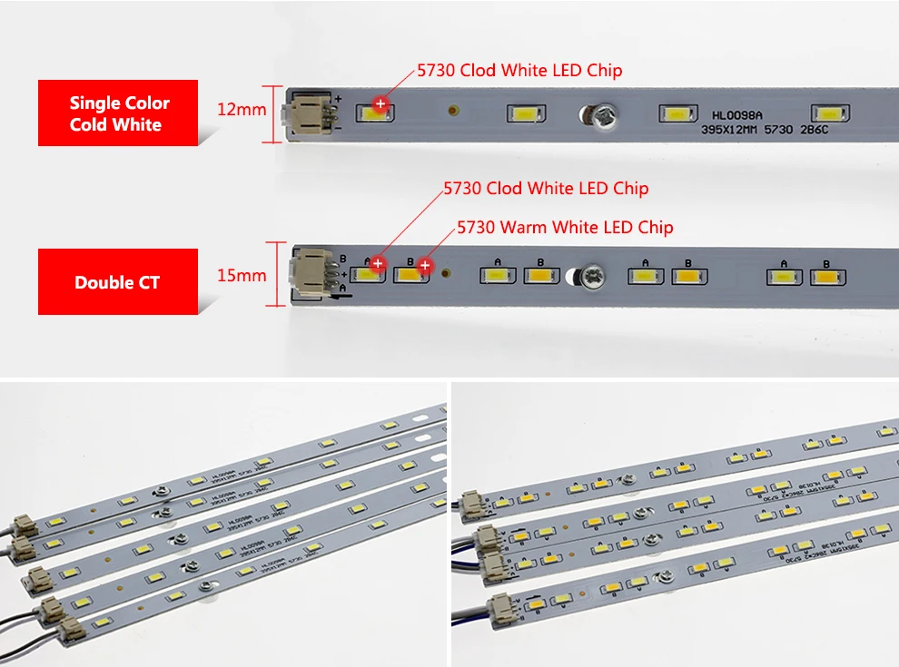 Высокая яркость 5730 LED бар огни светодиодные трубки для потолочного светильника с хорошим качеством драйвер питания AC220V только