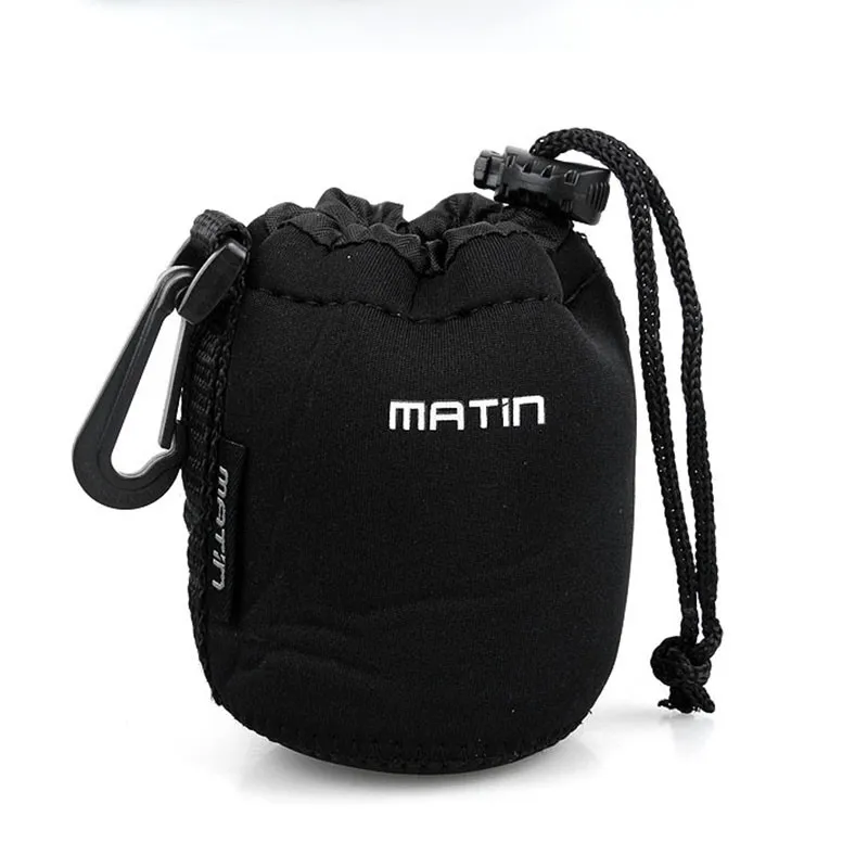

M size Camera Neoprene DSLR Lens Soft Pouch Protector Case Bag for Canon Nikon Sony Pentax Yonnguo 50mm 35mm camra lens