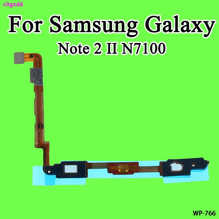 

cltgxdd New For Samsung Galaxy Note 2 II N7100 Keyboard Sensor Touch Signal Home Button Menu Light Connector Flex Cable