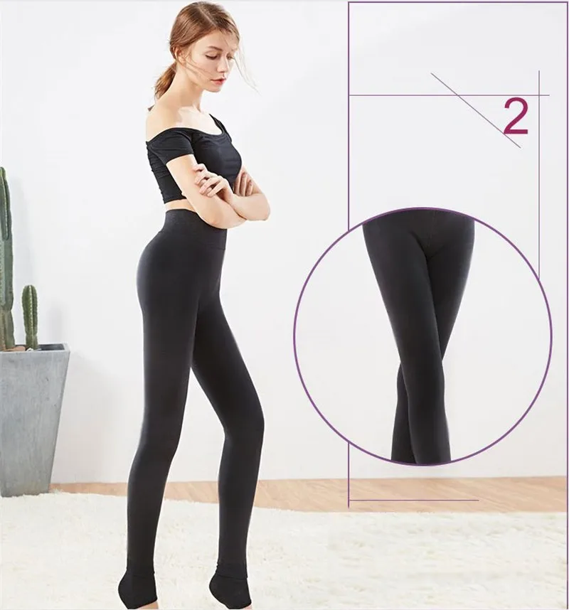 leggings for women Women Winter Leggings Warm Plus Size Leggins High Waist Solid Color Velvet Women Leggings Stretchy Black Leggings spanx leggings