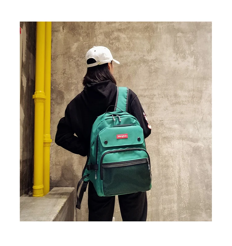 2017 Women Backpacks For Teenage Girls Youth Trend Schoolbag Student Bag Menghuo BRAND Nylon Waterproof Laptop Backpack Mochilas (20)