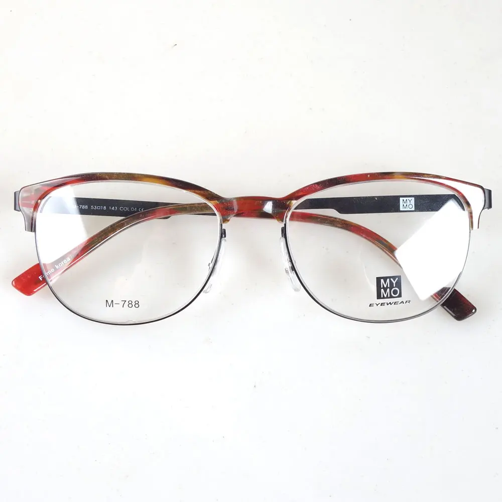 

Women floral metal prescription glasses frames Korean fashion