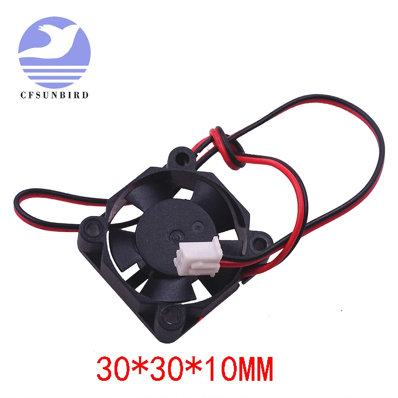 

50PCS 3d printer part fan 3010 2pins 30mm 30x30 x10 mm 3cm graphics card fan DC 5V / 12V / 24V 3010 2P 1pcs