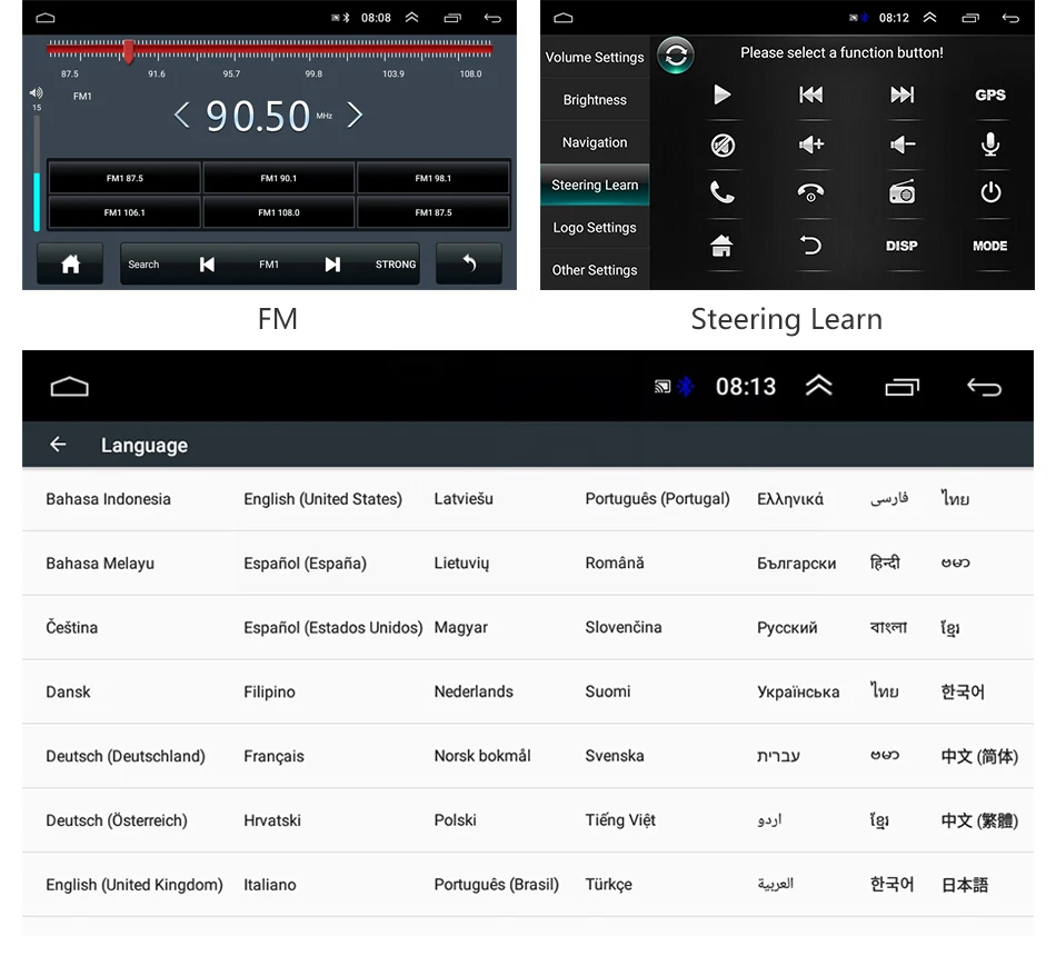 Android 8,1 автомобильный Радио gps навигация 7 ''178*102 мм 2din радио Автомобильный мультимедийный проигрыватель для Nissan TOYOTA Fit VW ISO кабель+ рамка