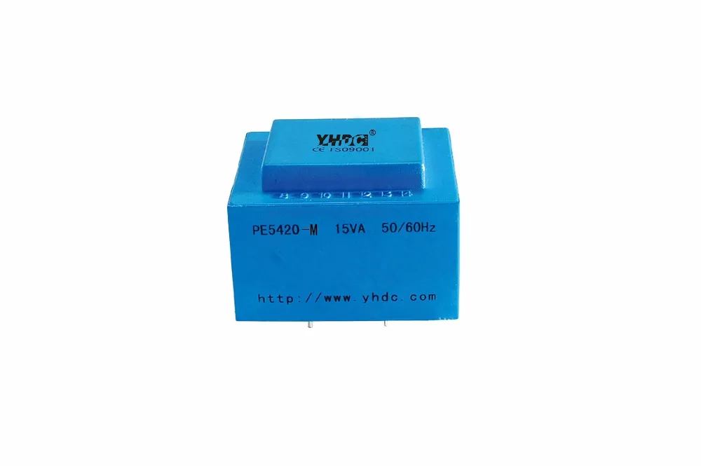 YHDC PE5420-M мощность 15VA вход 220В выход 18В Инкапсулированный трансформатор PCB