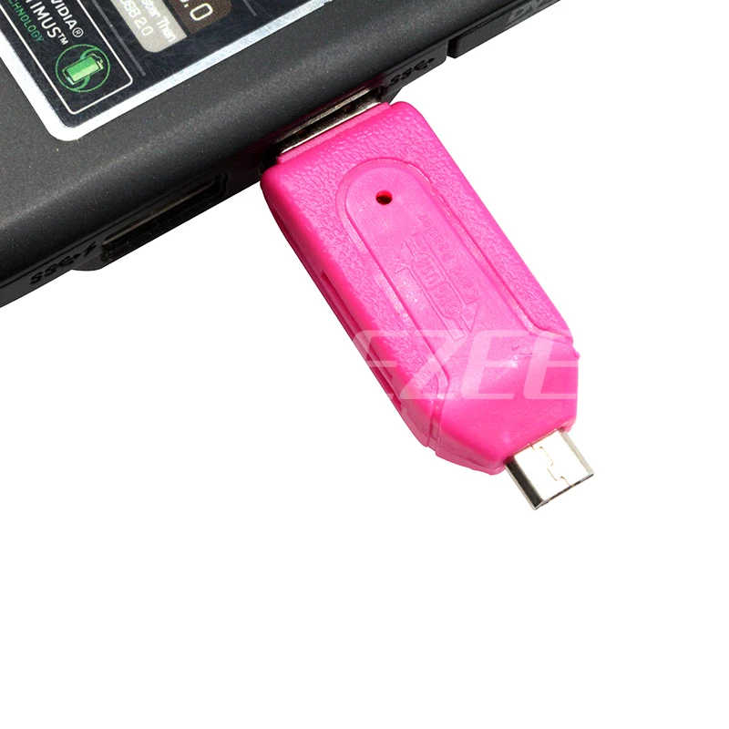 SR 2 в 1 USB OTG кард-ридер Универсальный Micro SD USB 2,0 карта Lector De Dni адаптер Micro USB для ПК ноутбука Android